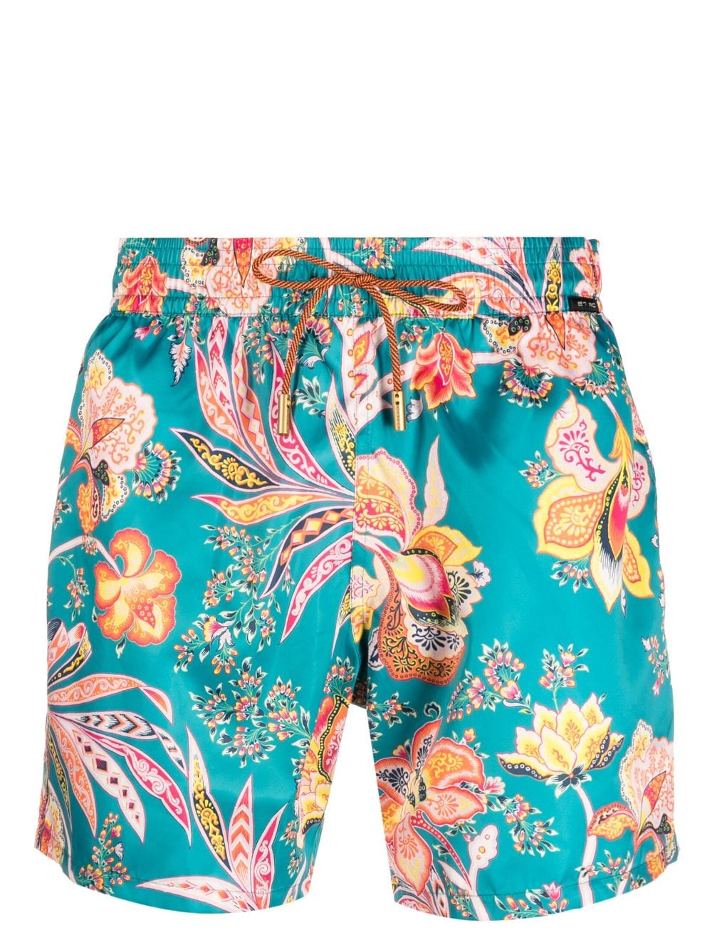 ETRO flower-print swim shorts - Blue von ETRO