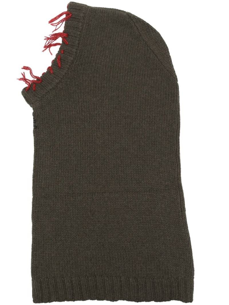 ETRO frayed wool beanie - Green von ETRO