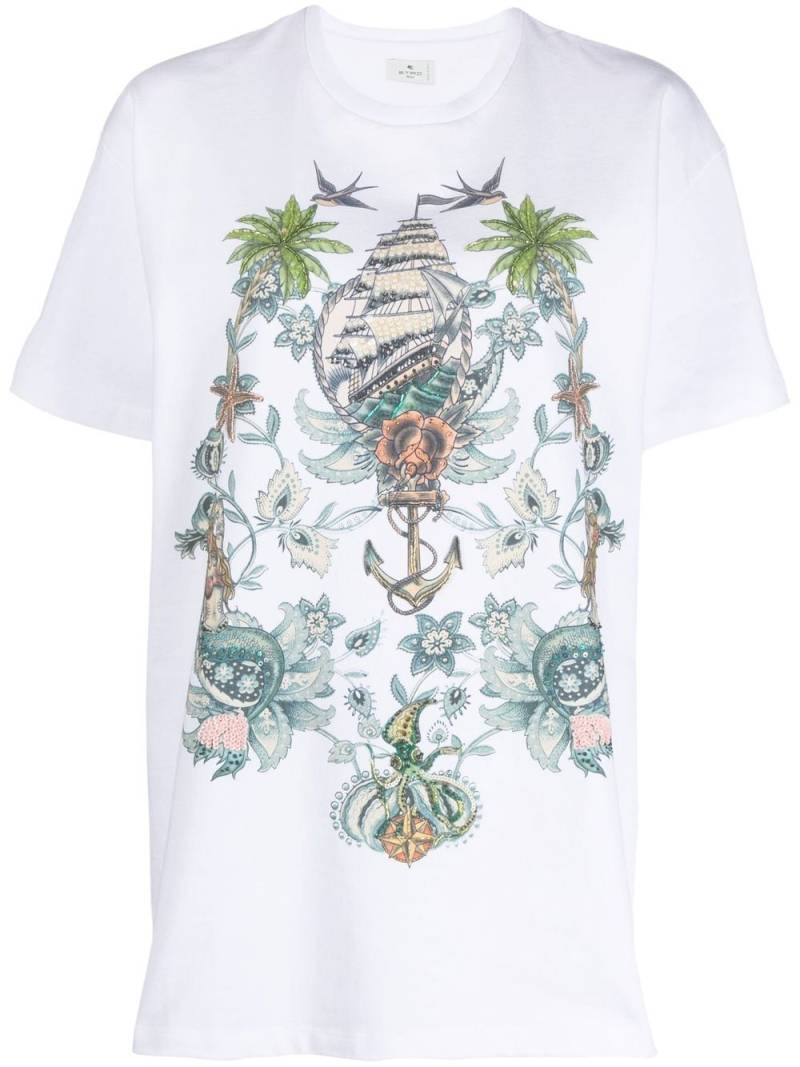 ETRO graphic-print T-shirt - White von ETRO