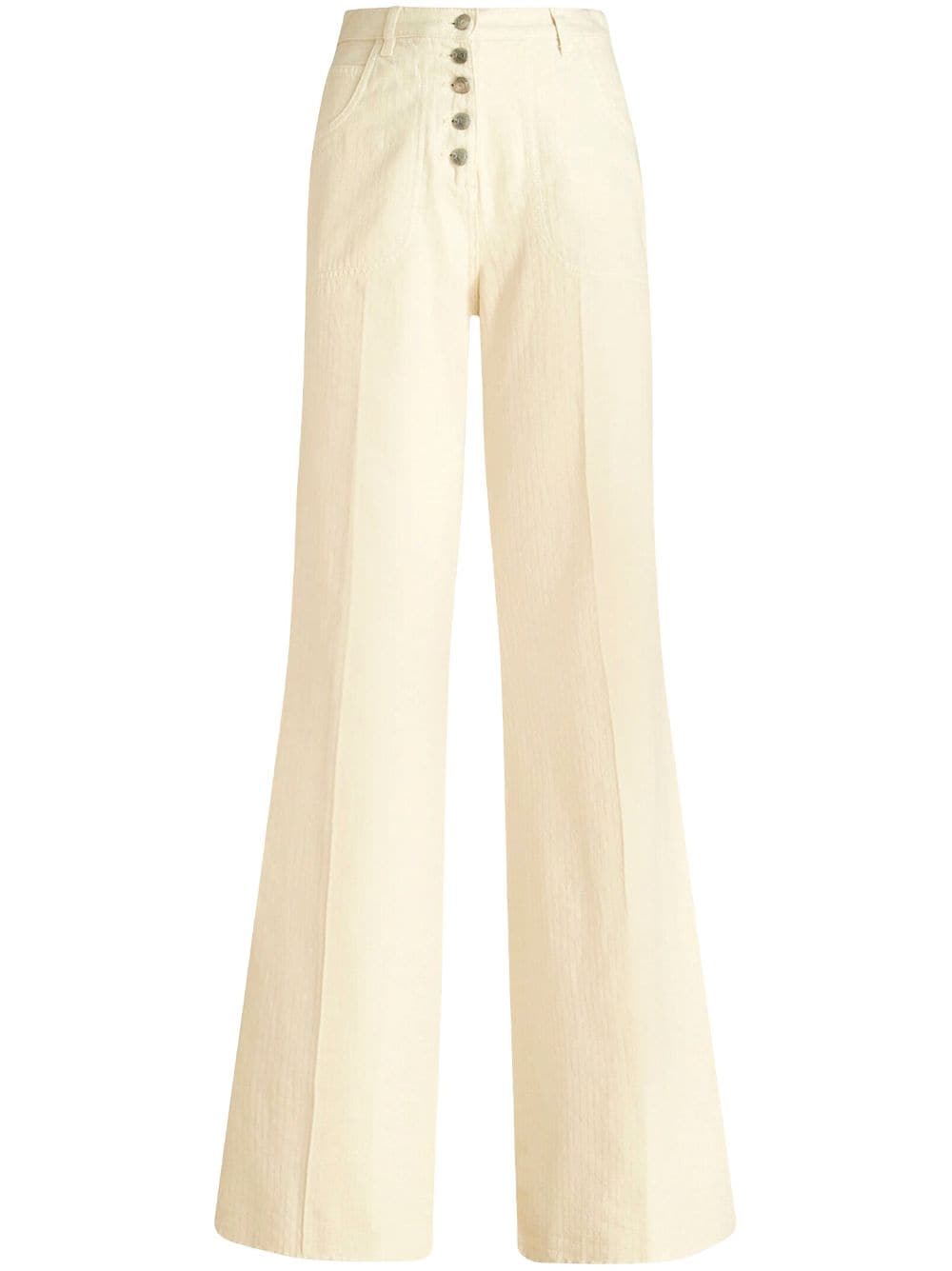 ETRO high-waisted flared jeans - White von ETRO