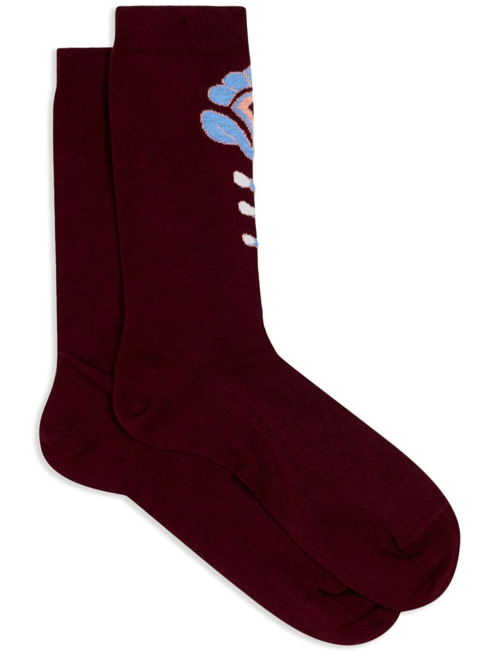 ETRO jacquard cotton socks - Red von ETRO