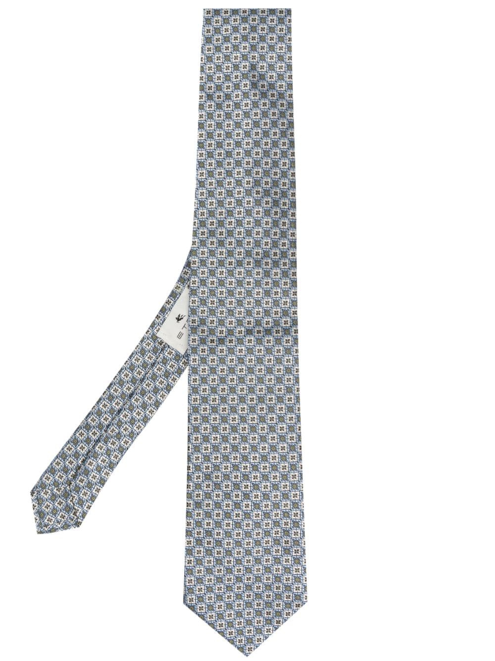 ETRO jacquard silk tie - Blue von ETRO