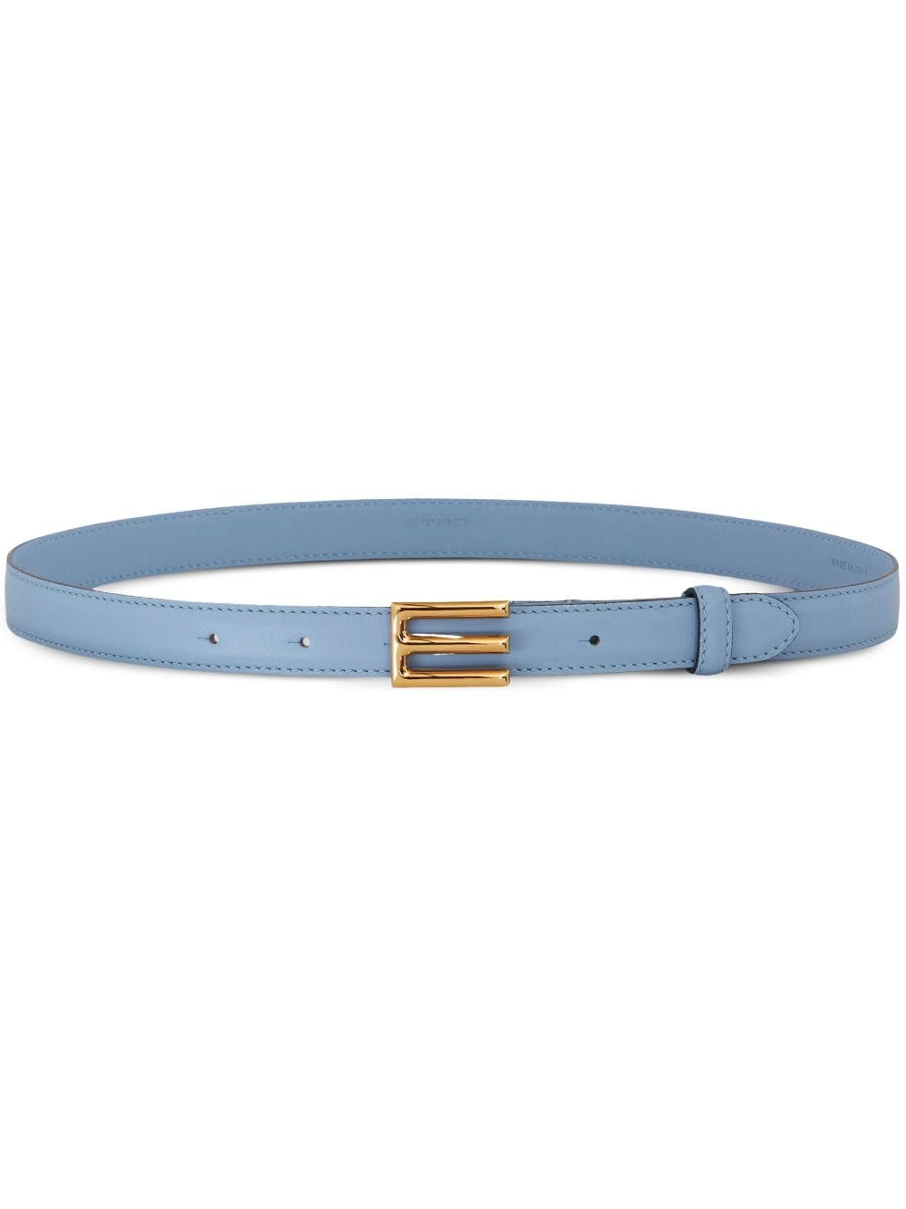 ETRO logo-buckle leather belt - Blue von ETRO