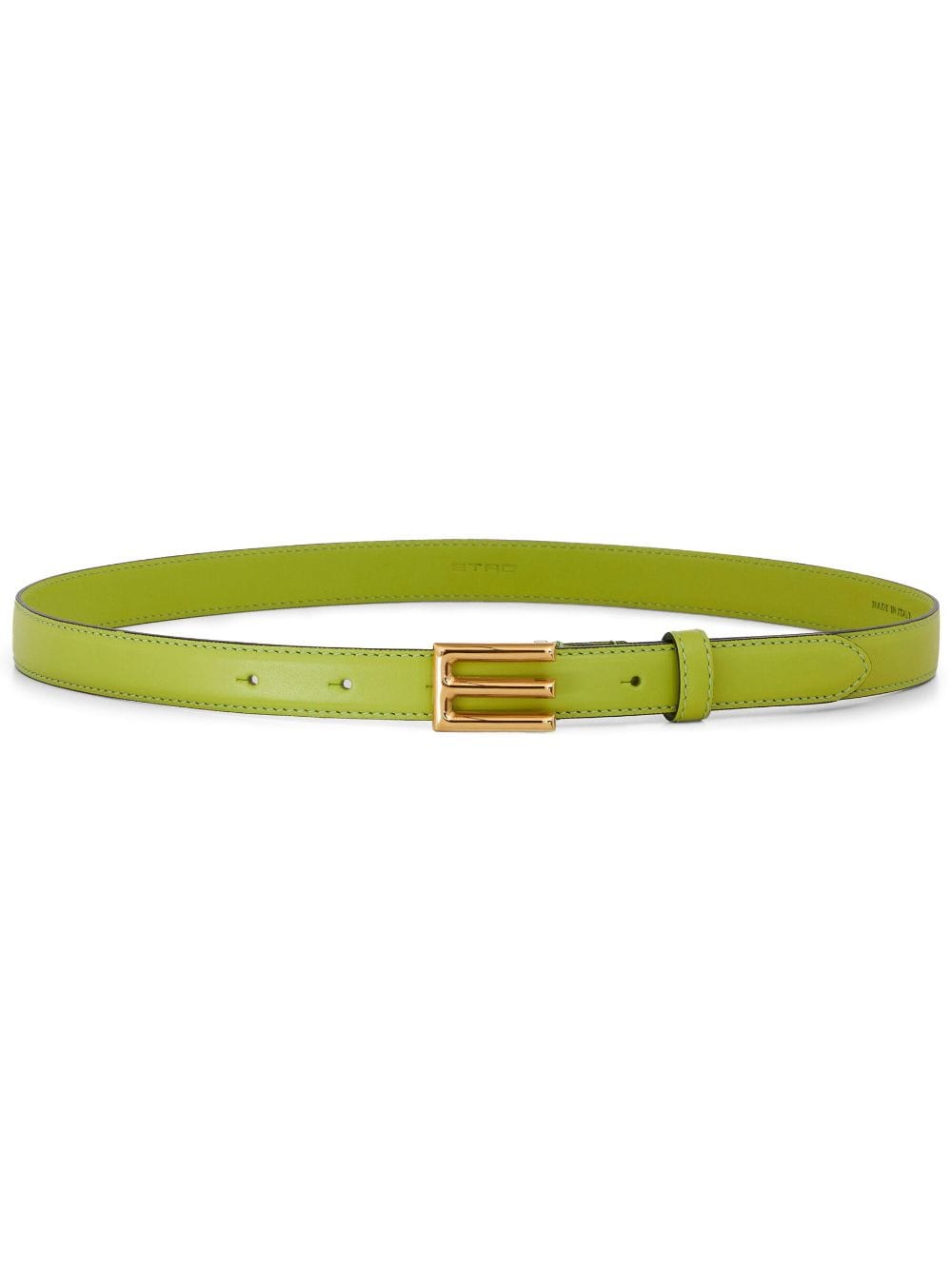 ETRO logo-buckle leather belt - Green von ETRO