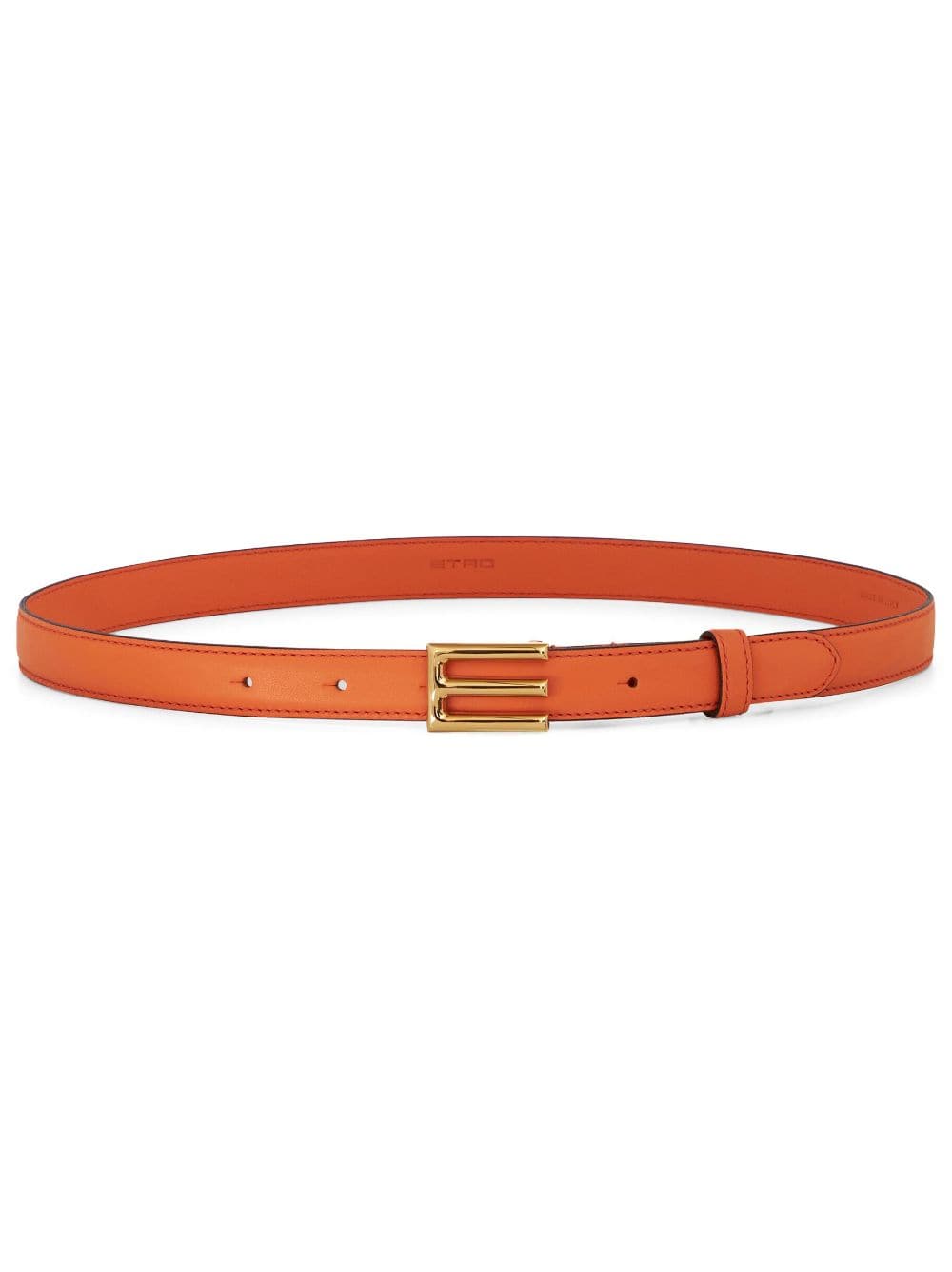 ETRO logo-buckle leather belt - Orange von ETRO