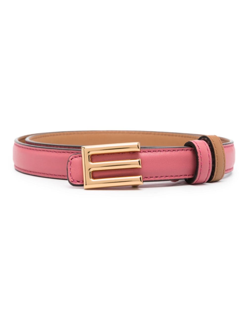 ETRO logo-buckle leather belt - Pink von ETRO