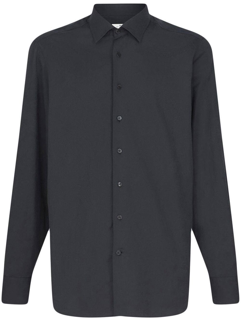ETRO long-sleeved cotton shirt - Black von ETRO