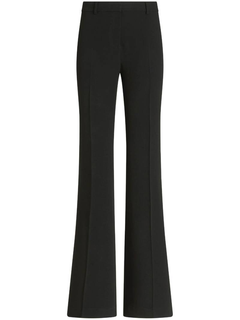 ETRO mid-rise flared trousers - Black von ETRO