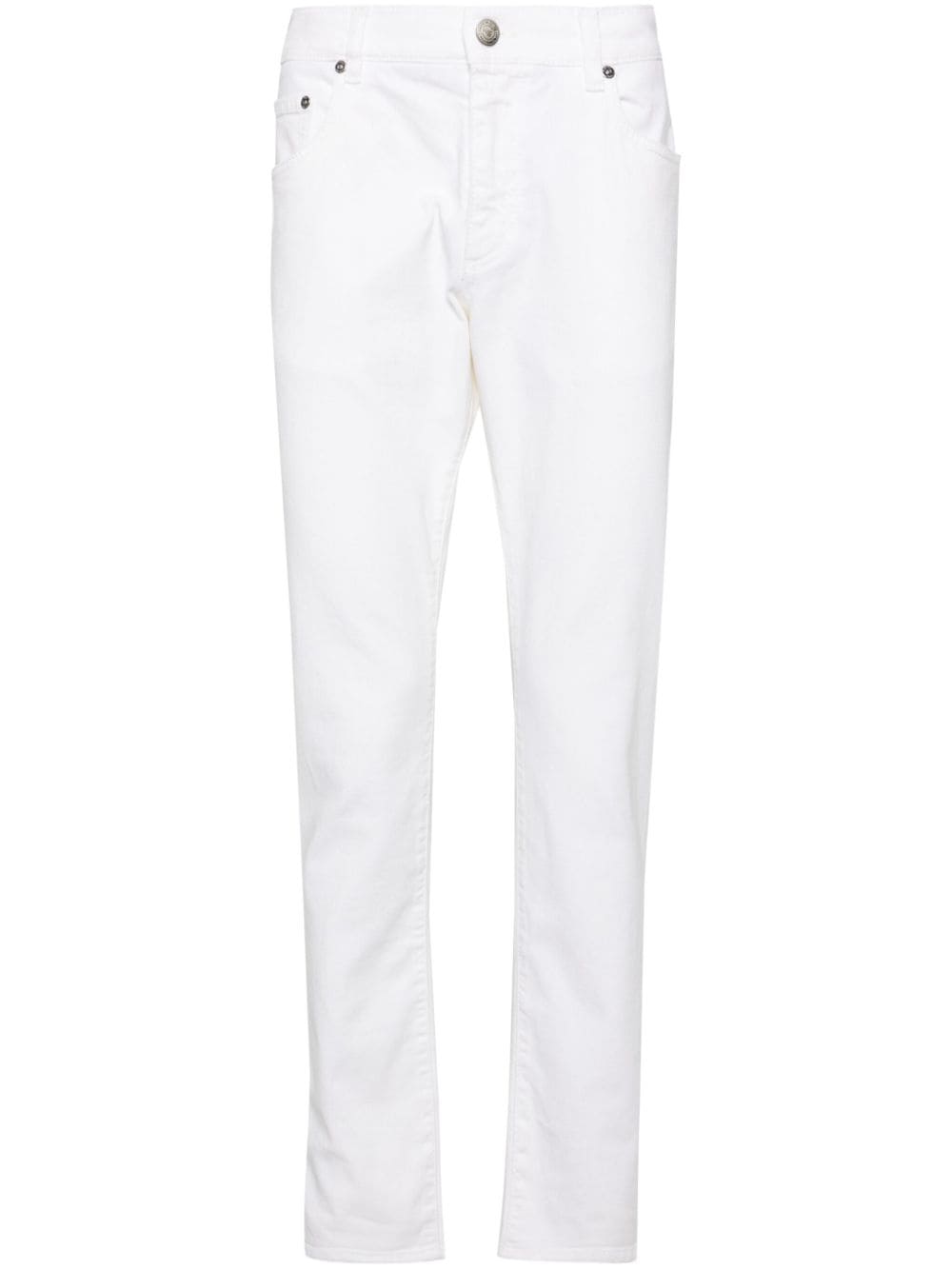 ETRO mid-rise slim-fit jeans - White von ETRO