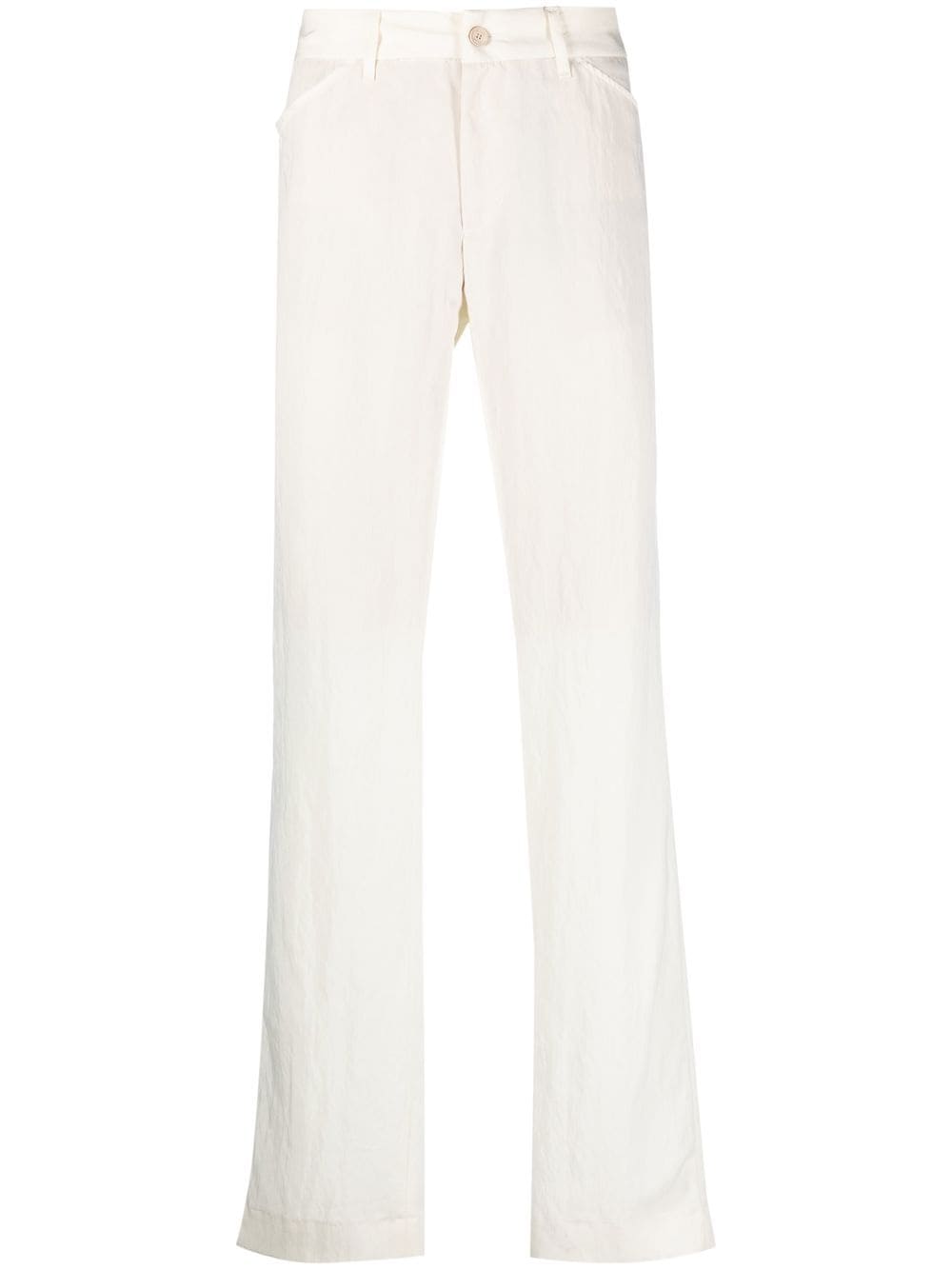 ETRO mid-rise straight-leg trousers - White von ETRO