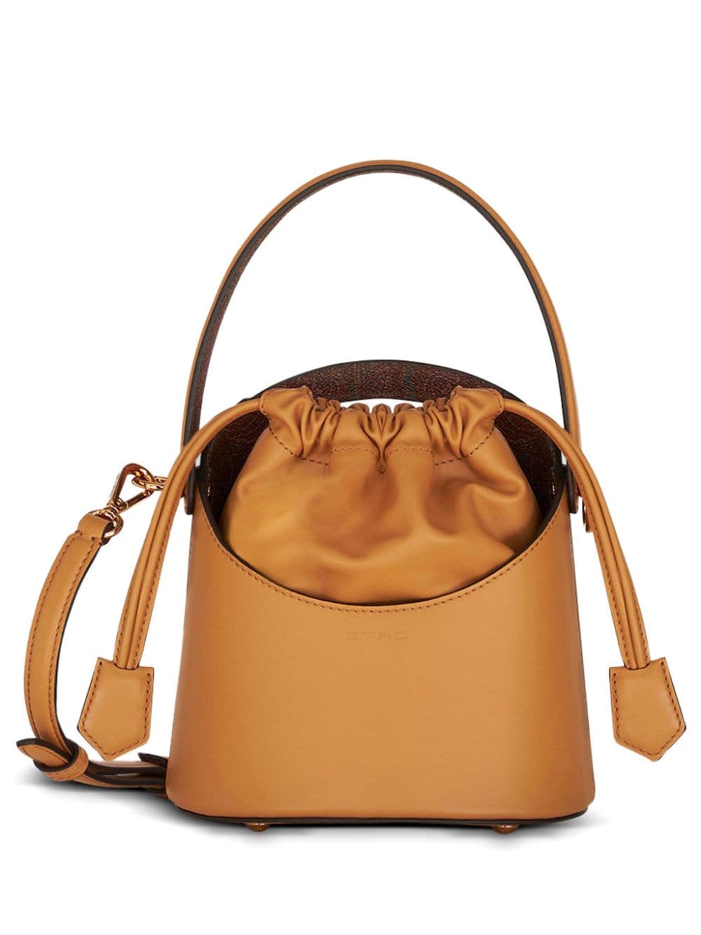 ETRO mini Saturno leather bucket bag - Yellow von ETRO