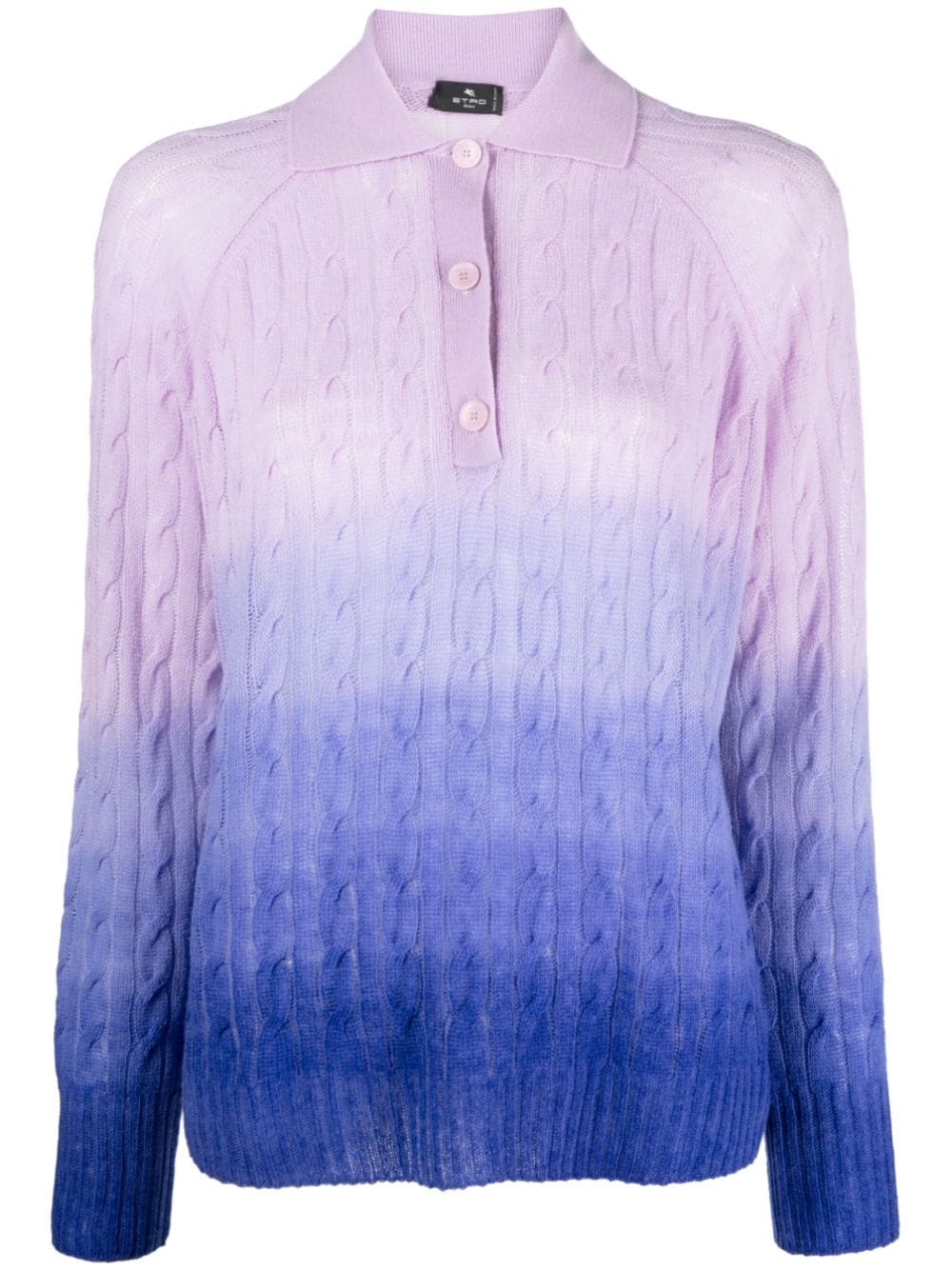 ETRO ombré-effect wool jumper - Purple von ETRO