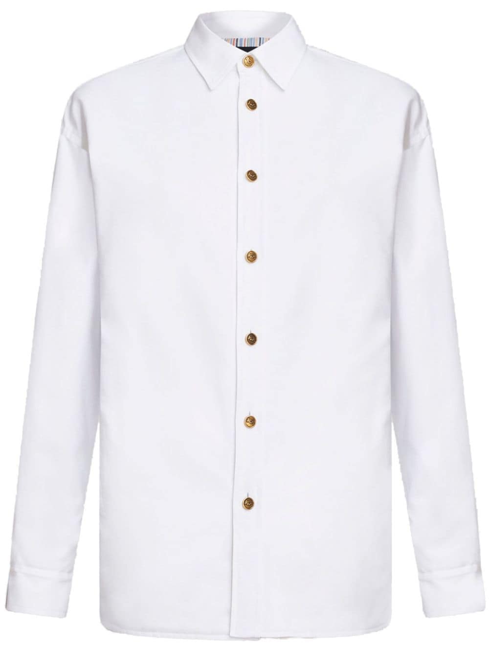 ETRO padded cotton shirt jacket - White von ETRO