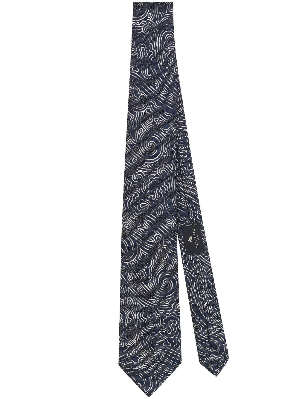 ETRO paisley-pattern silk tie - Blue von ETRO