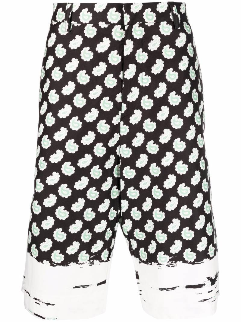 ETRO paisley-print bermuda shorts - Black von ETRO