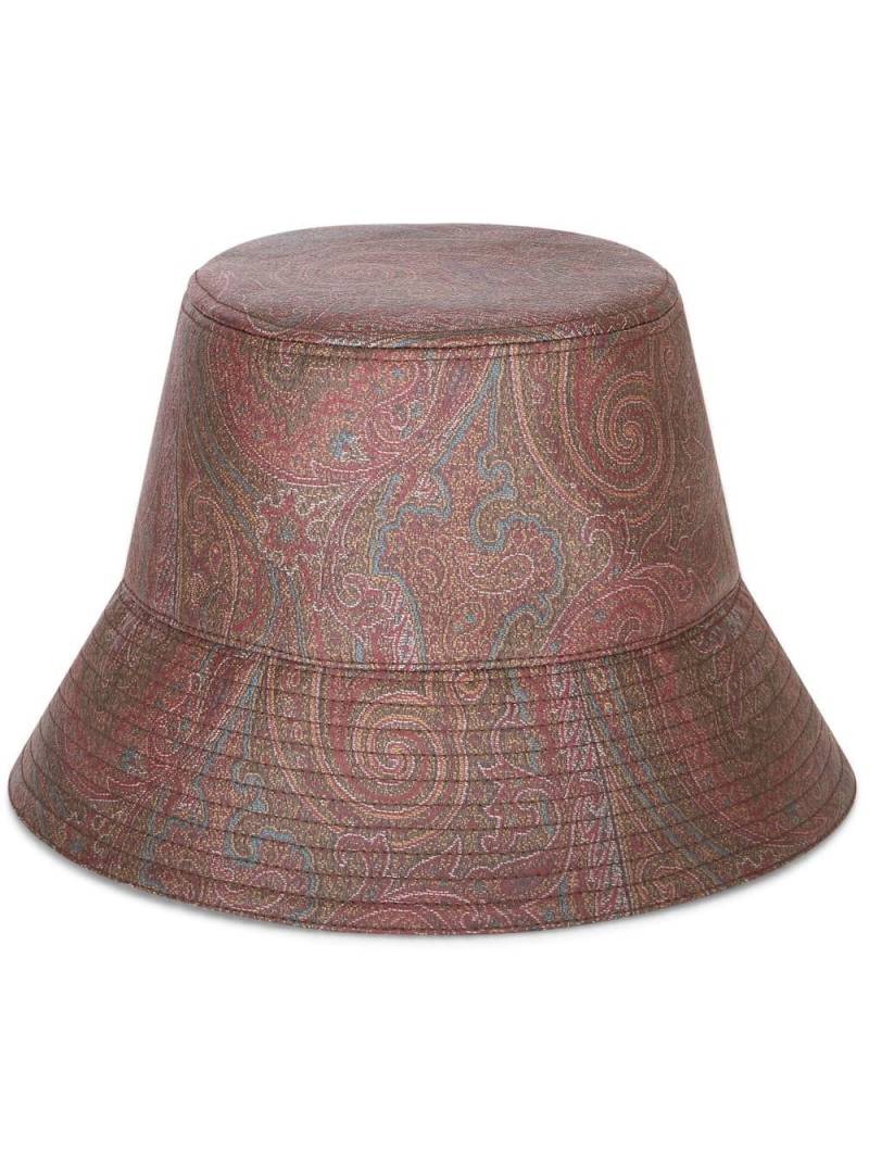 ETRO paisley-print bucket hat - Red von ETRO