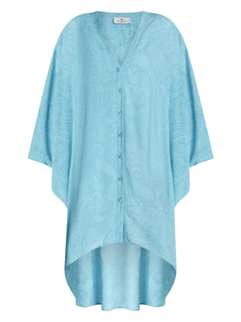 ETRO paisley-print button-down dress - Blue von ETRO