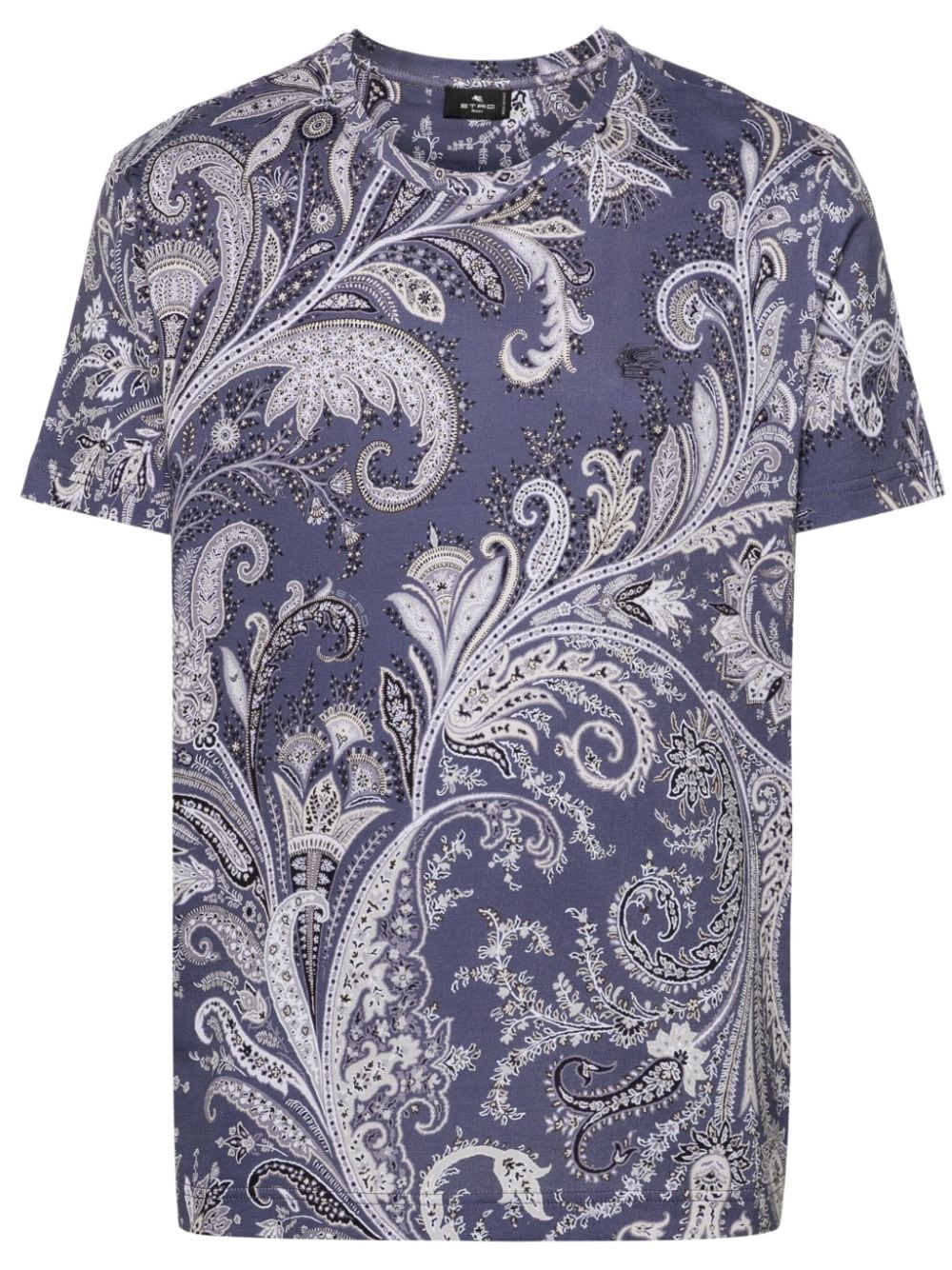 ETRO paisley-print cotton T-shirt - Blue von ETRO