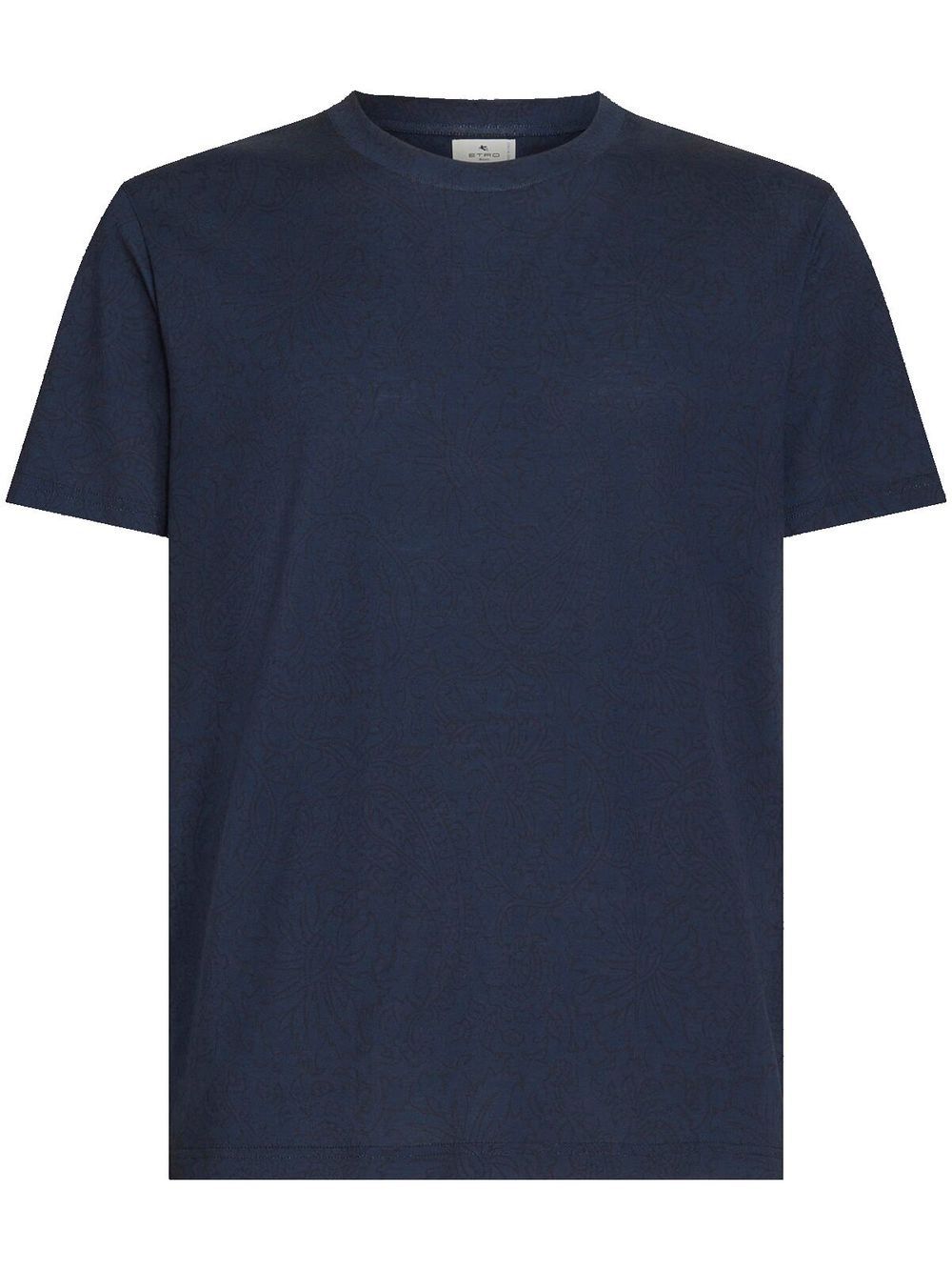 ETRO paisley-print cotton T-shirt - Blue von ETRO