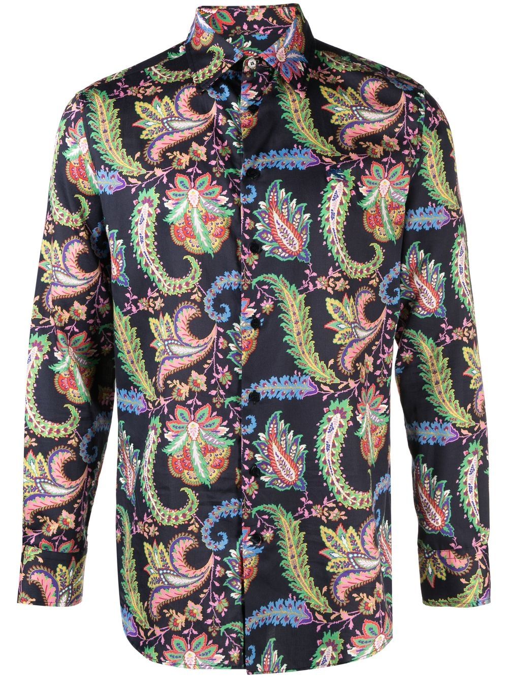 ETRO paisley-print cotton shirt - Black von ETRO