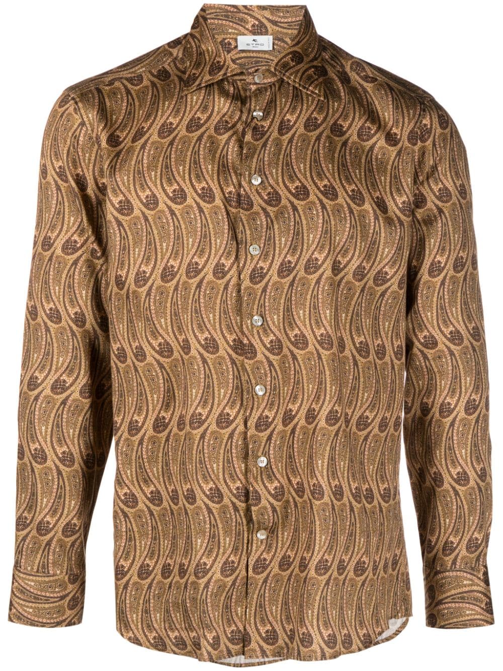 ETRO paisley-print cotton shirt - Brown von ETRO