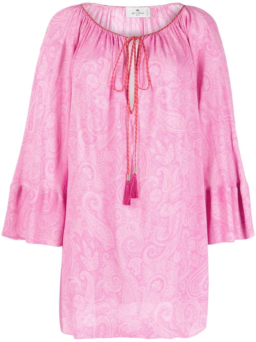 ETRO paisley-print mini beach dress - Pink von ETRO