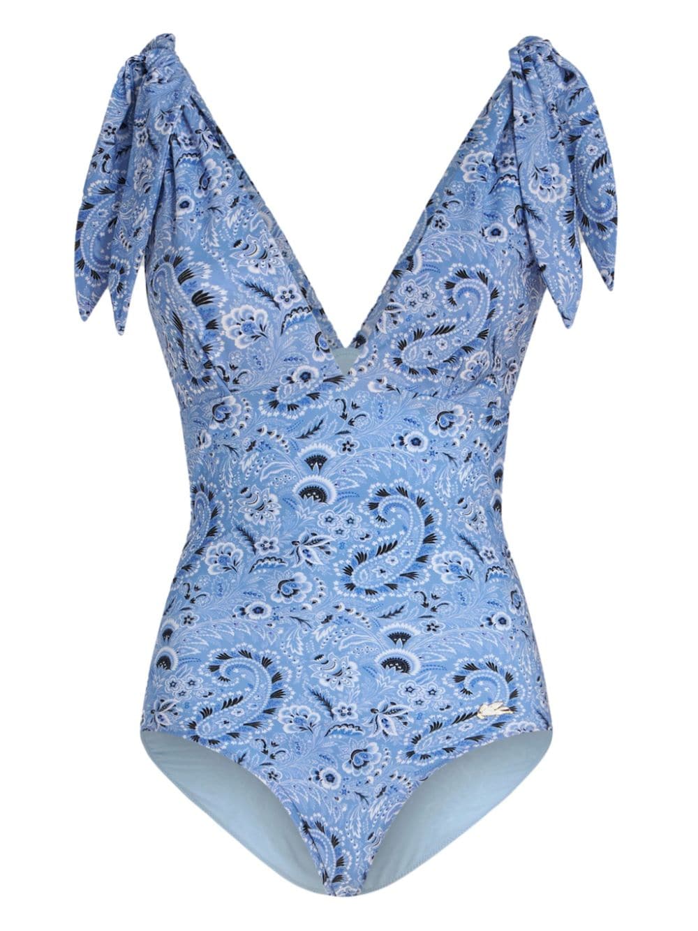 ETRO paisley-print one-piece swimsuit - Blue von ETRO