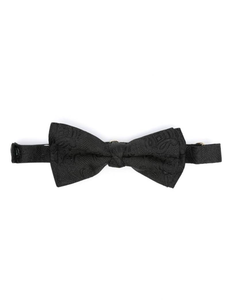 ETRO paisley-print silk-blend bow tie - Black von ETRO