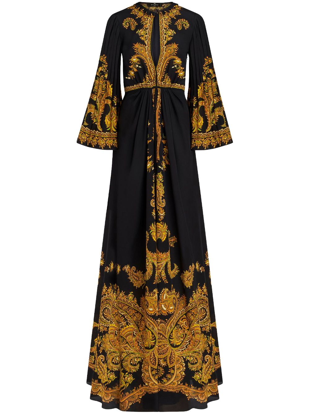 ETRO paisley-print silk maxi dress - Black von ETRO