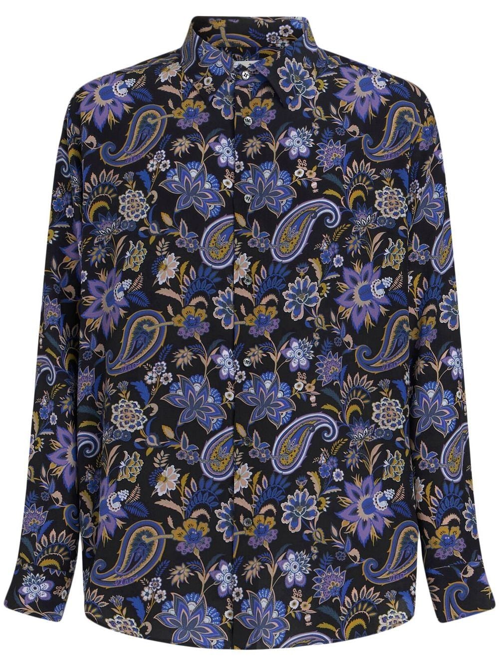 ETRO paisley-print silk shirt - Black von ETRO