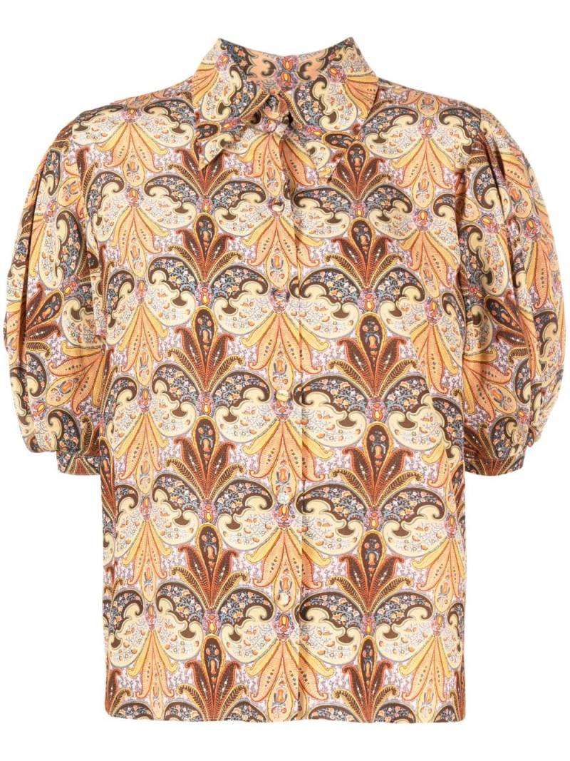 ETRO paisley-print silk shirt - Brown von ETRO