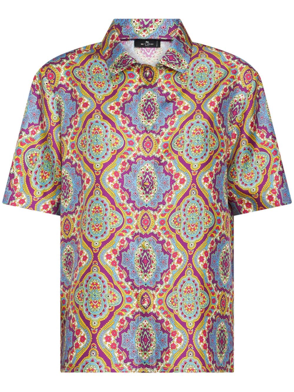 ETRO paisley-print silk shirt - Pink von ETRO