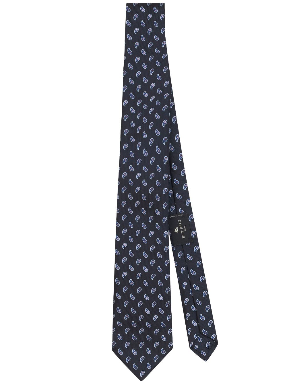 ETRO paisley-print silk tie - Blue von ETRO