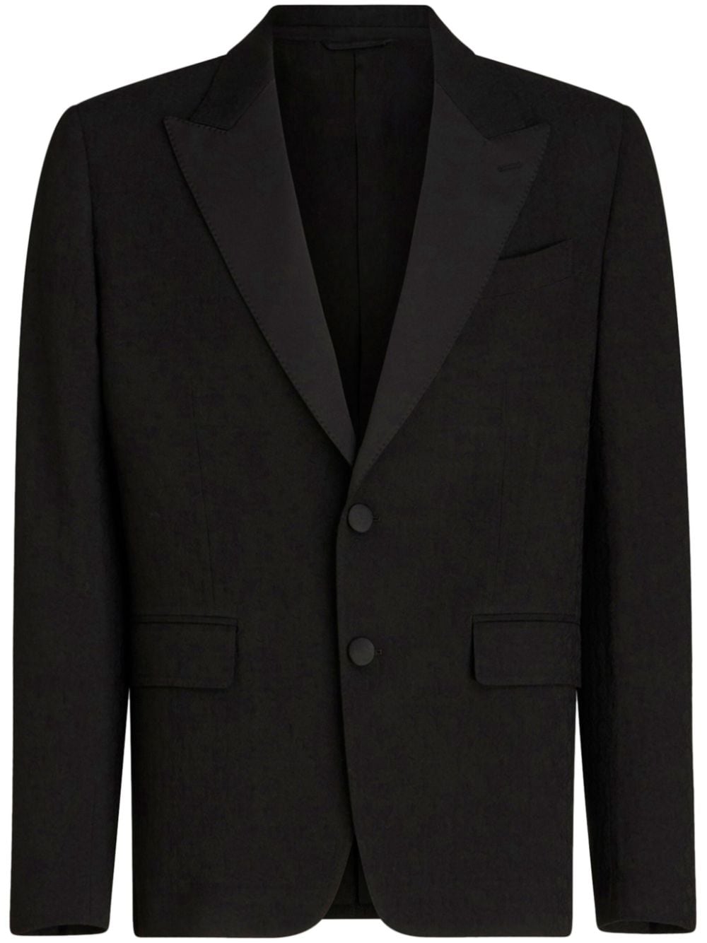 ETRO patterned-jacquard evening blazer - Black von ETRO