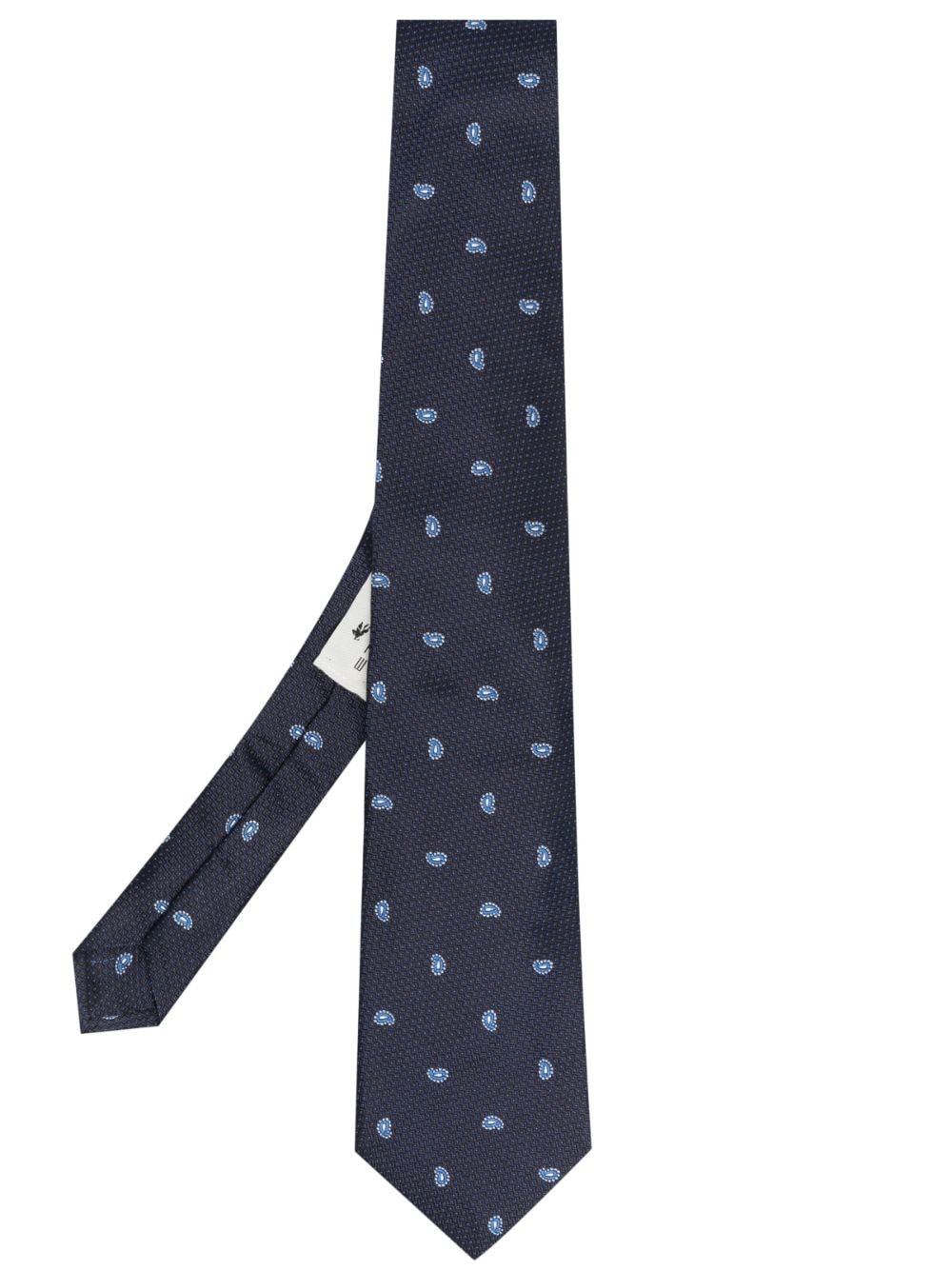 ETRO patterned-jacquard silk tie - Blue von ETRO