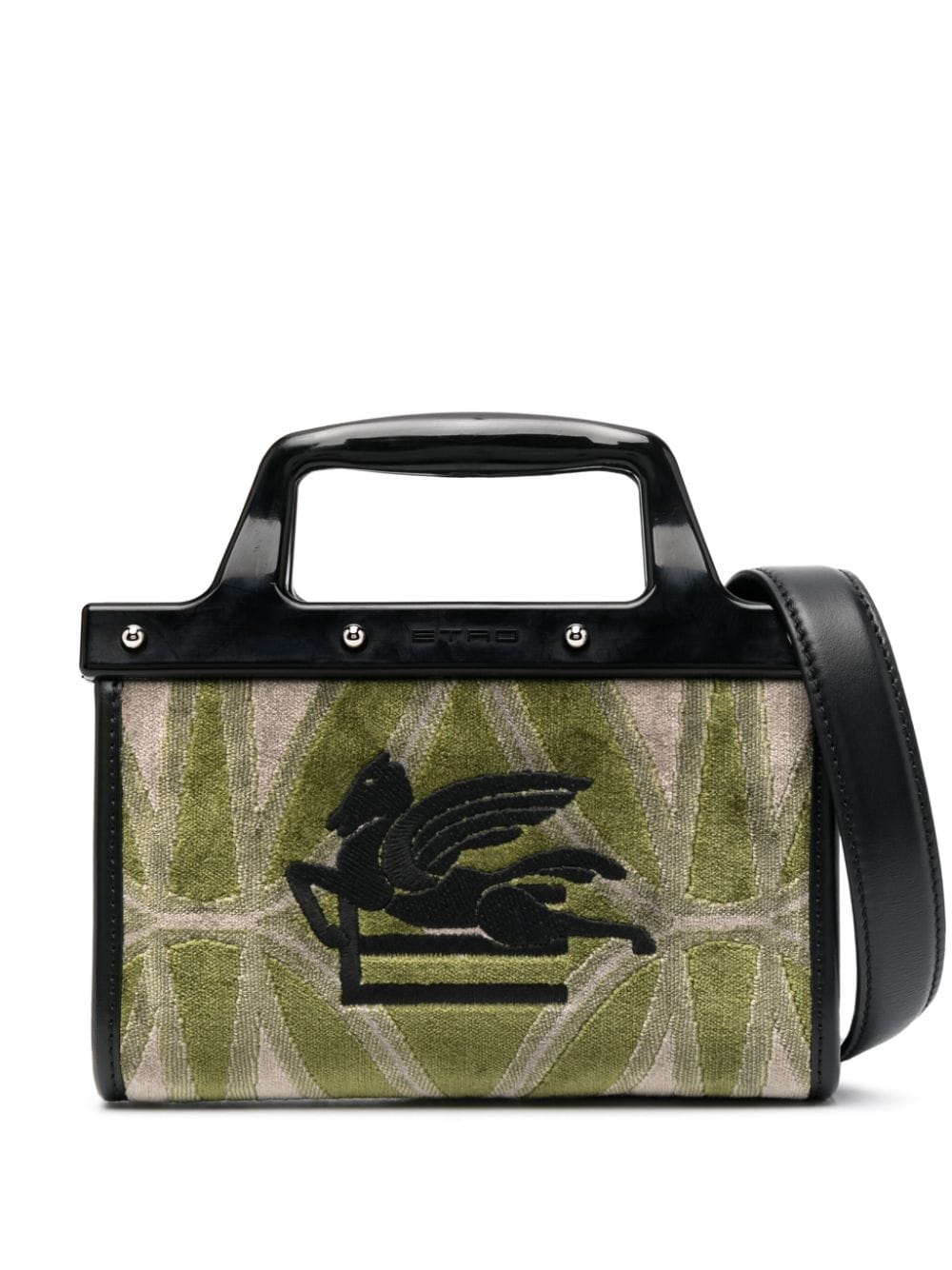 ETRO patterned jacquard belt bag - Green von ETRO