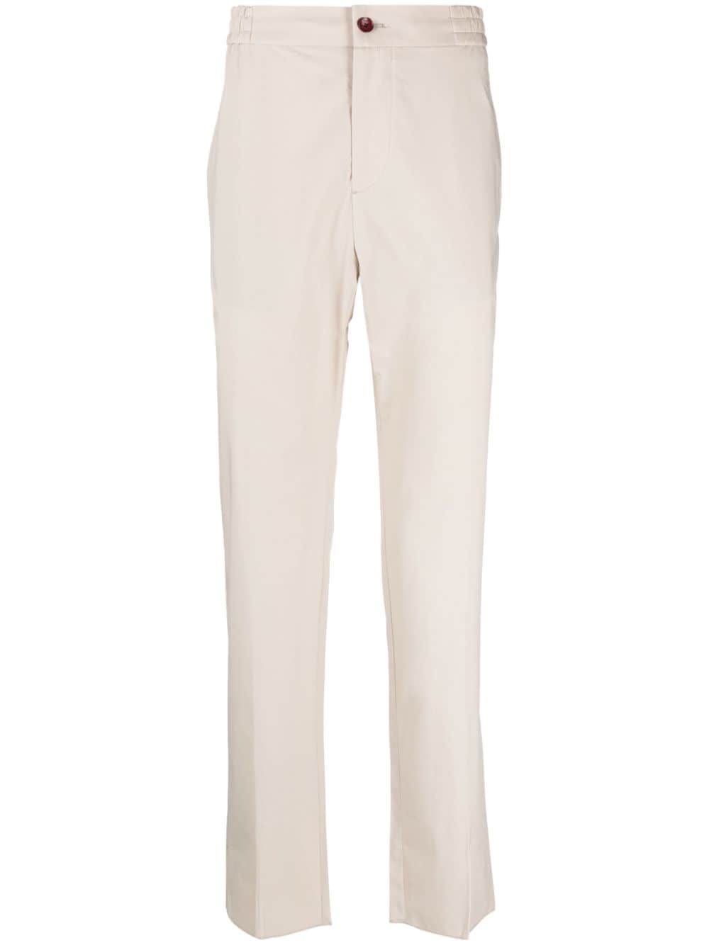 ETRO press-crease cotton trousers - Neutrals von ETRO