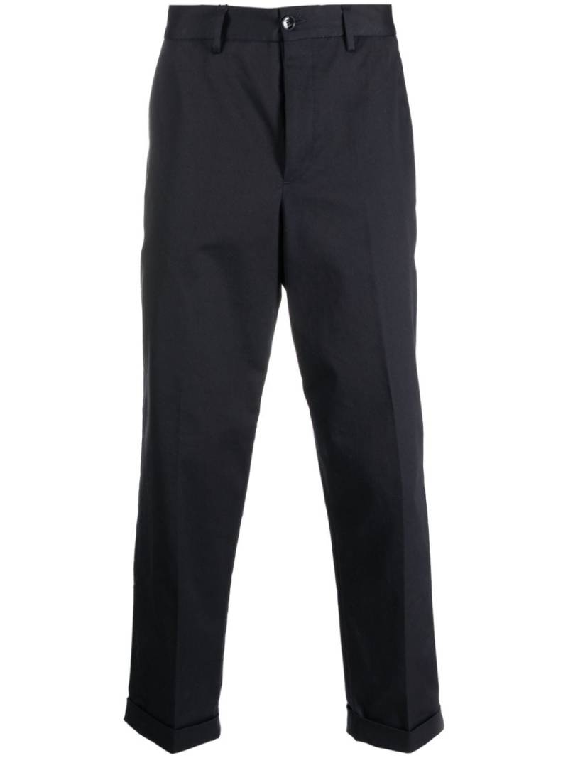 ETRO pressed-crease cotton chinos - Blue von ETRO