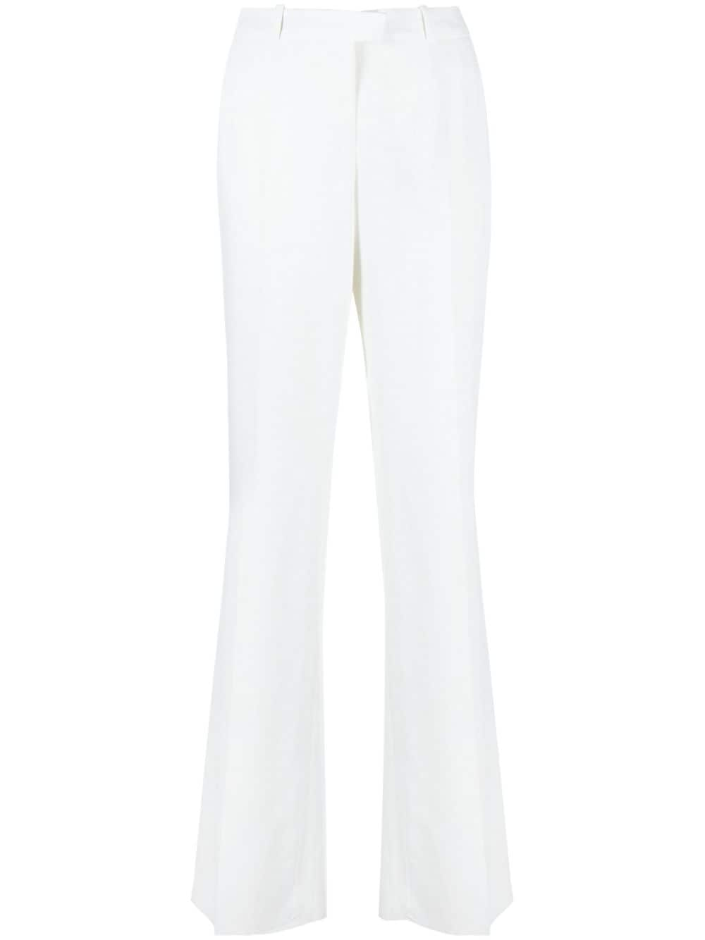 ETRO pressed-crease tailored trousers - White von ETRO