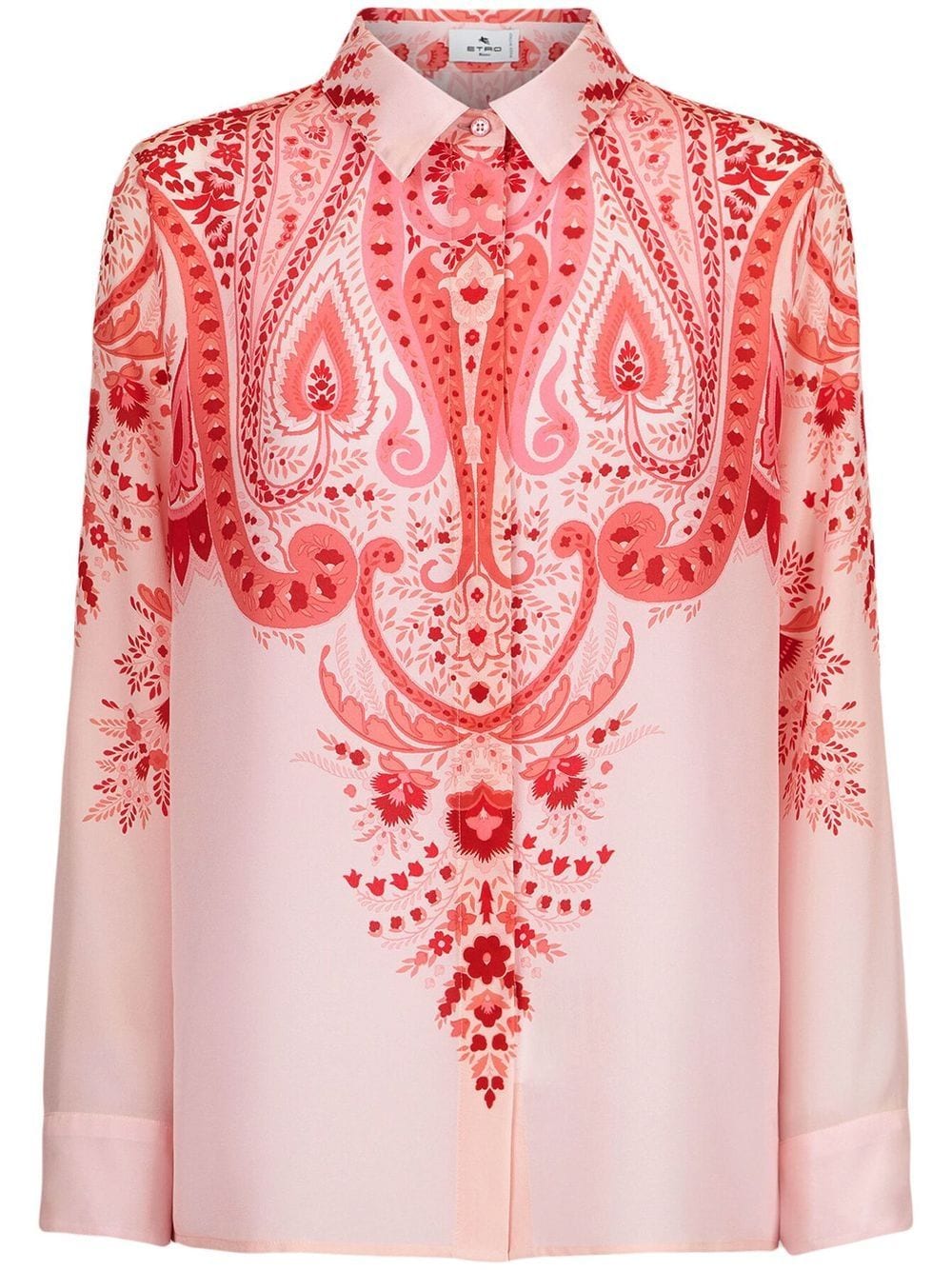 ETRO printed silk shirt - Red von ETRO