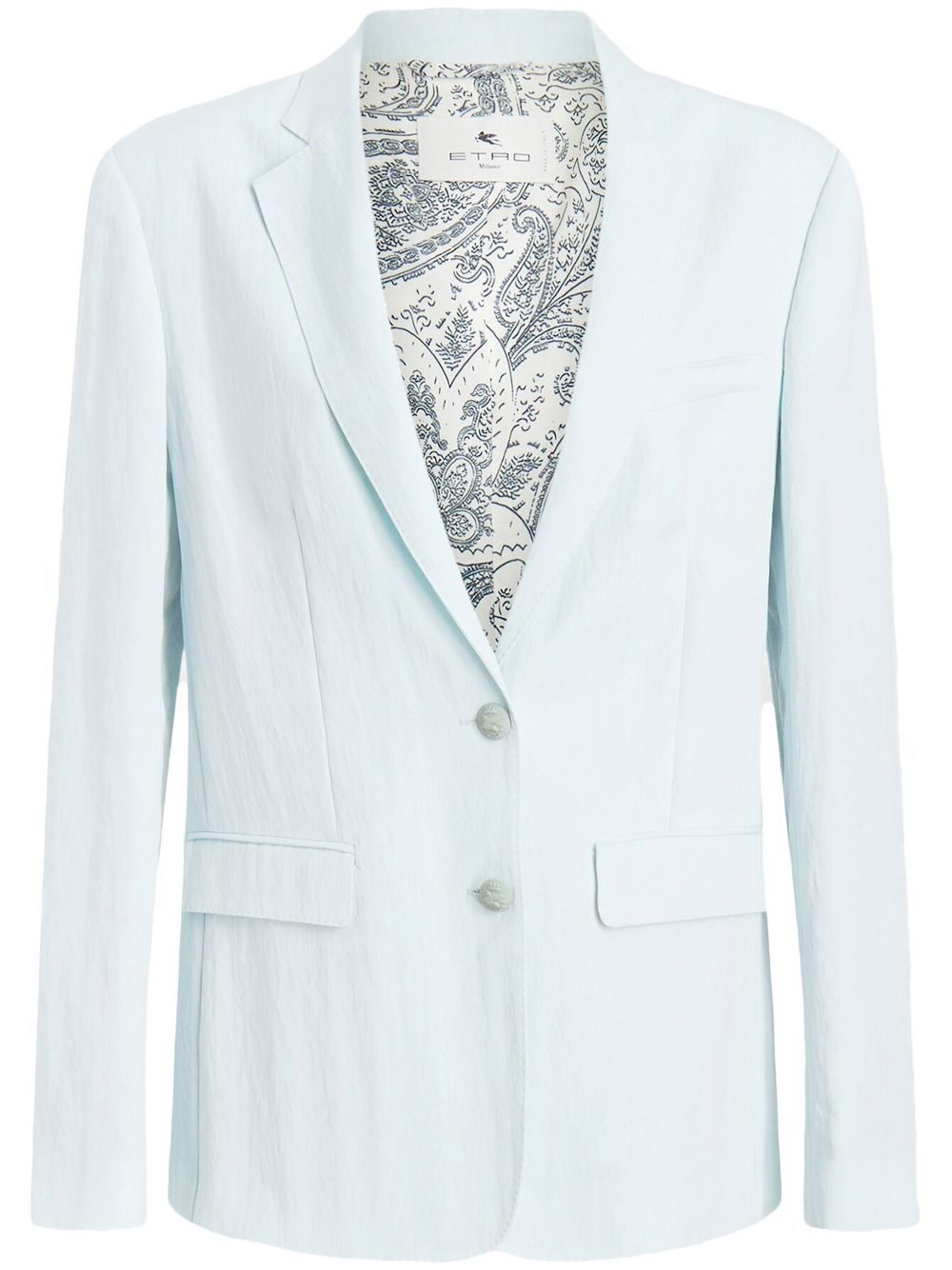 ETRO single-breasted blazer - Blue von ETRO