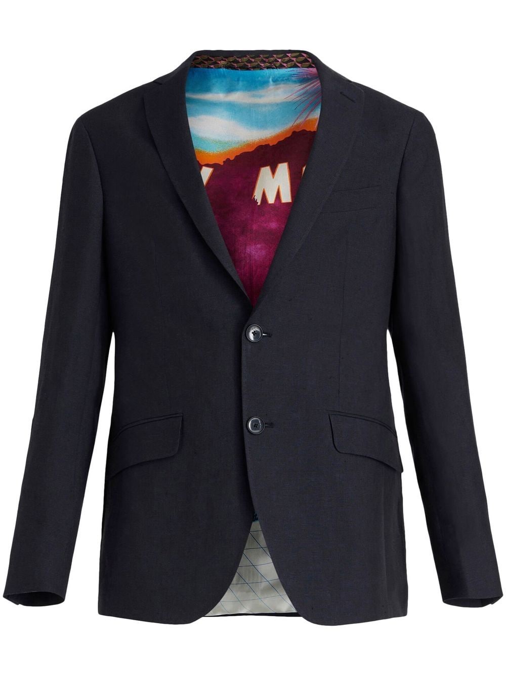 ETRO single-breasted tailored blazer - Black von ETRO