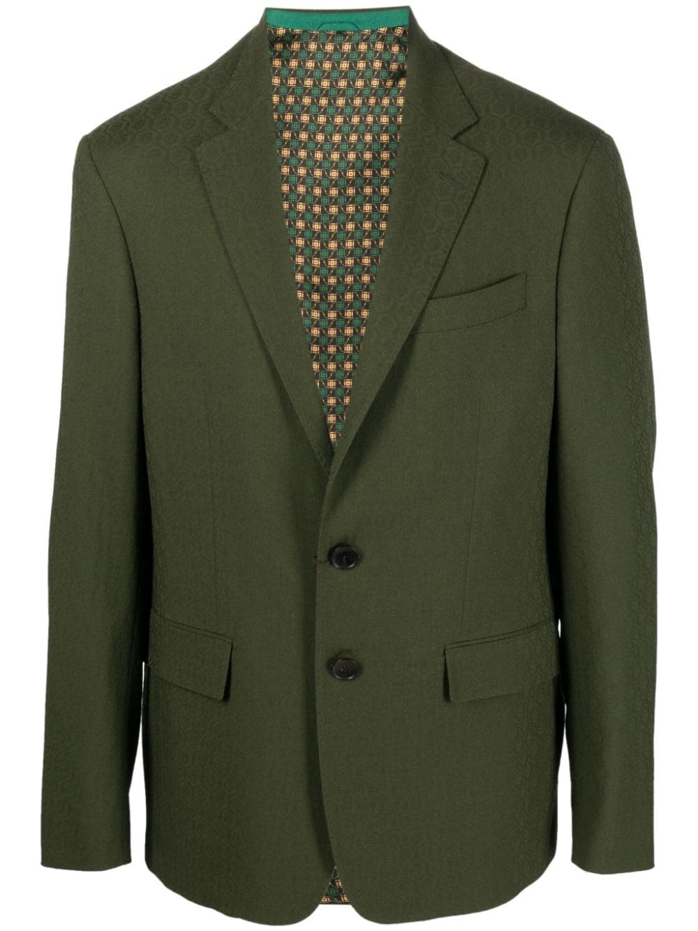 ETRO single-breasted tailored blazer - Green von ETRO