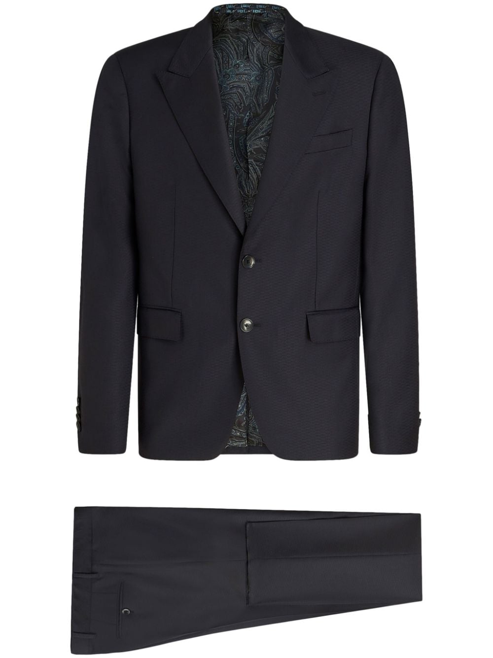 ETRO single-breasted two-piece suit - Grey von ETRO