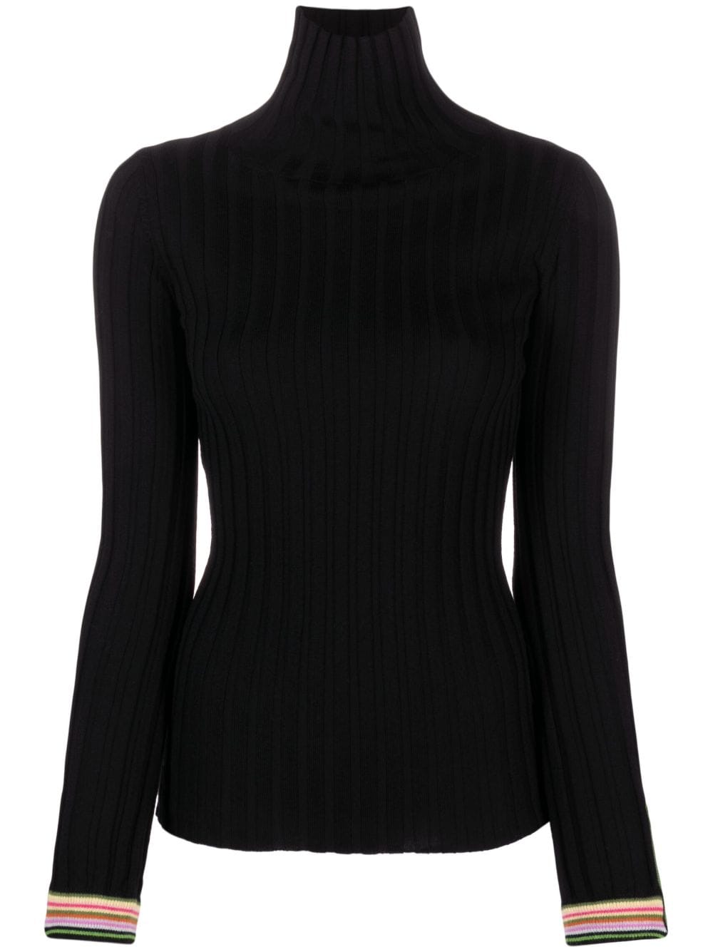ETRO striped-edge wool jumper - Black von ETRO
