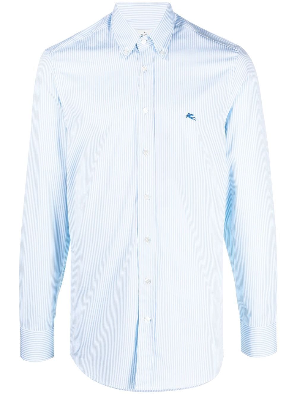 ETRO striped long-sleeve shirt - Blue von ETRO