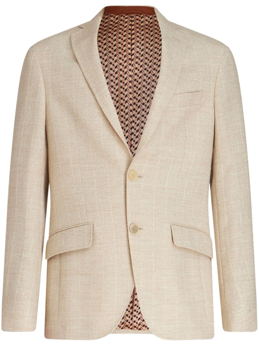 ETRO ton-sur-ton pinstriped blazer - Neutrals von ETRO