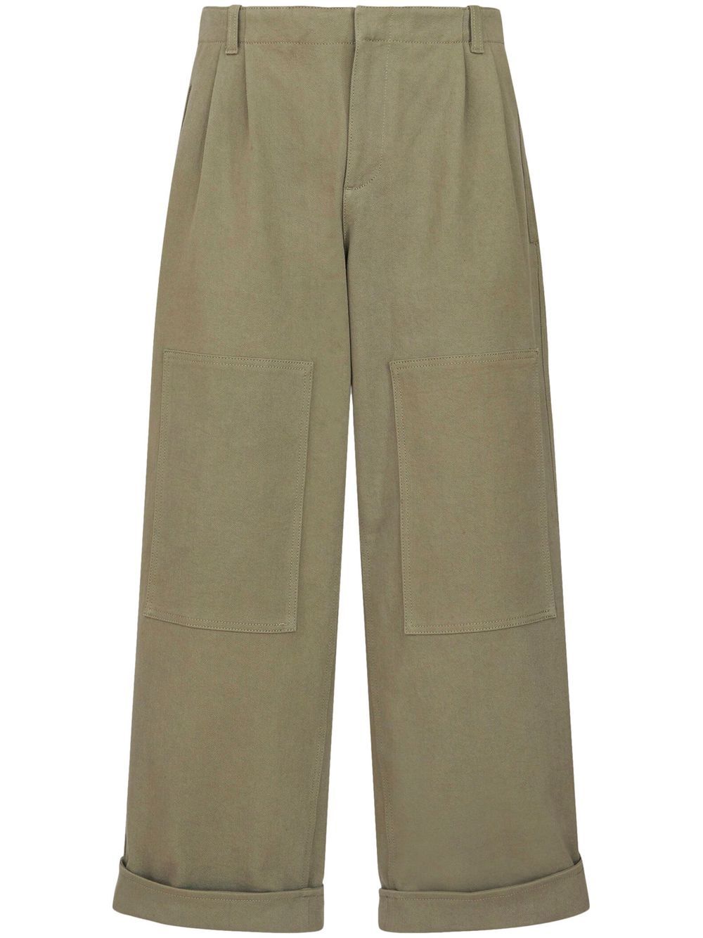 ETRO wide-leg cropped trousers - Neutrals von ETRO