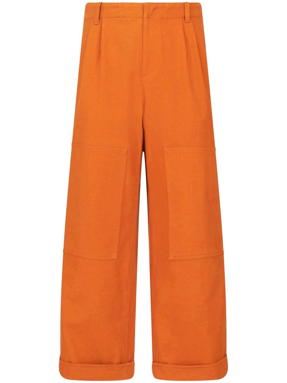 ETRO wide-leg long-length trousers - Orange von ETRO