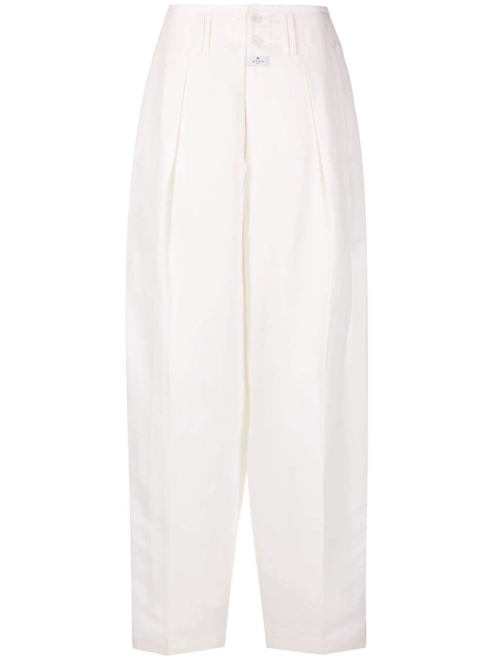 ETRO wide-leg tailored trousers - White von ETRO